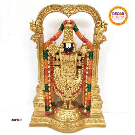 Venkatesha Perumal | Perumal | Antique Finish | Brass Finish | Polyresin | DDP002