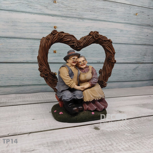 Grandma Grandpa couple - Heart - TP14