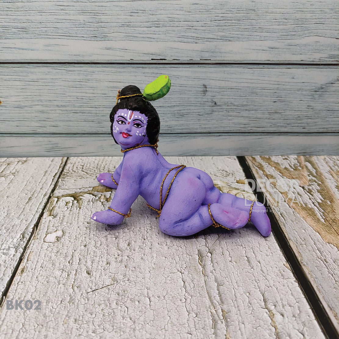 Baby Krishna | Violet | Crawling Krishna - BK02