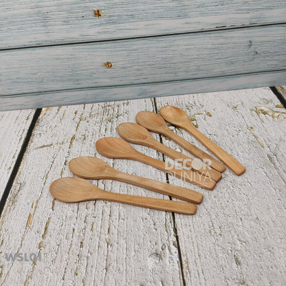 Wooden Spoon Set of 6 pcs - WSL01