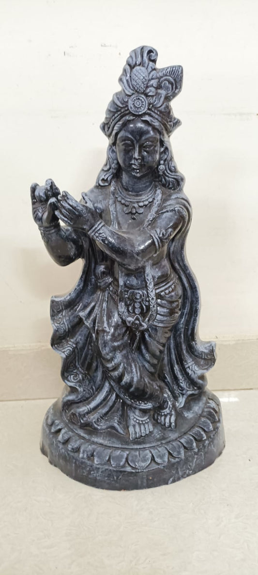 Sri Krishna Handcrafted Clay with Stone Finish - SKS07