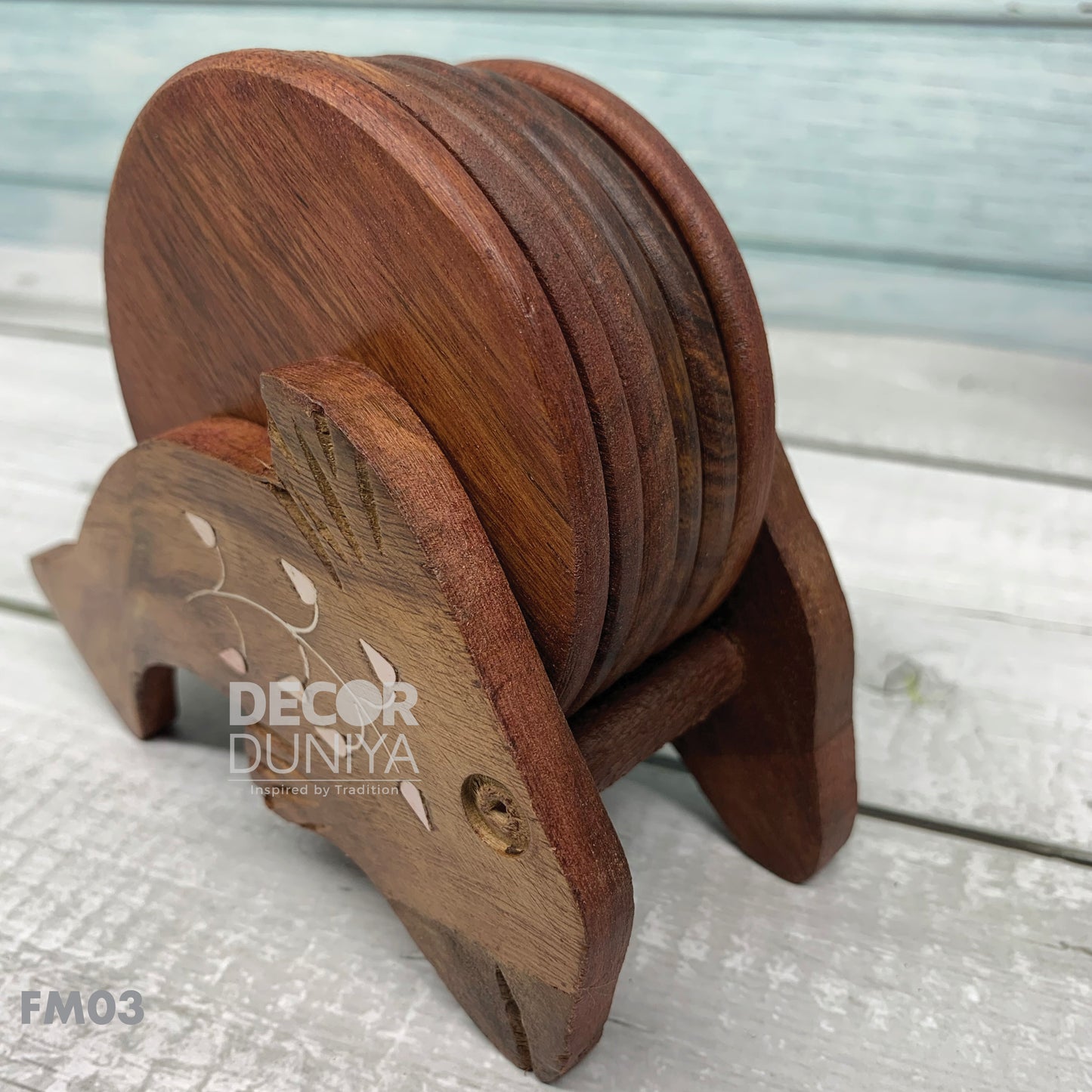 Wooden Tea Coasters - WTC001