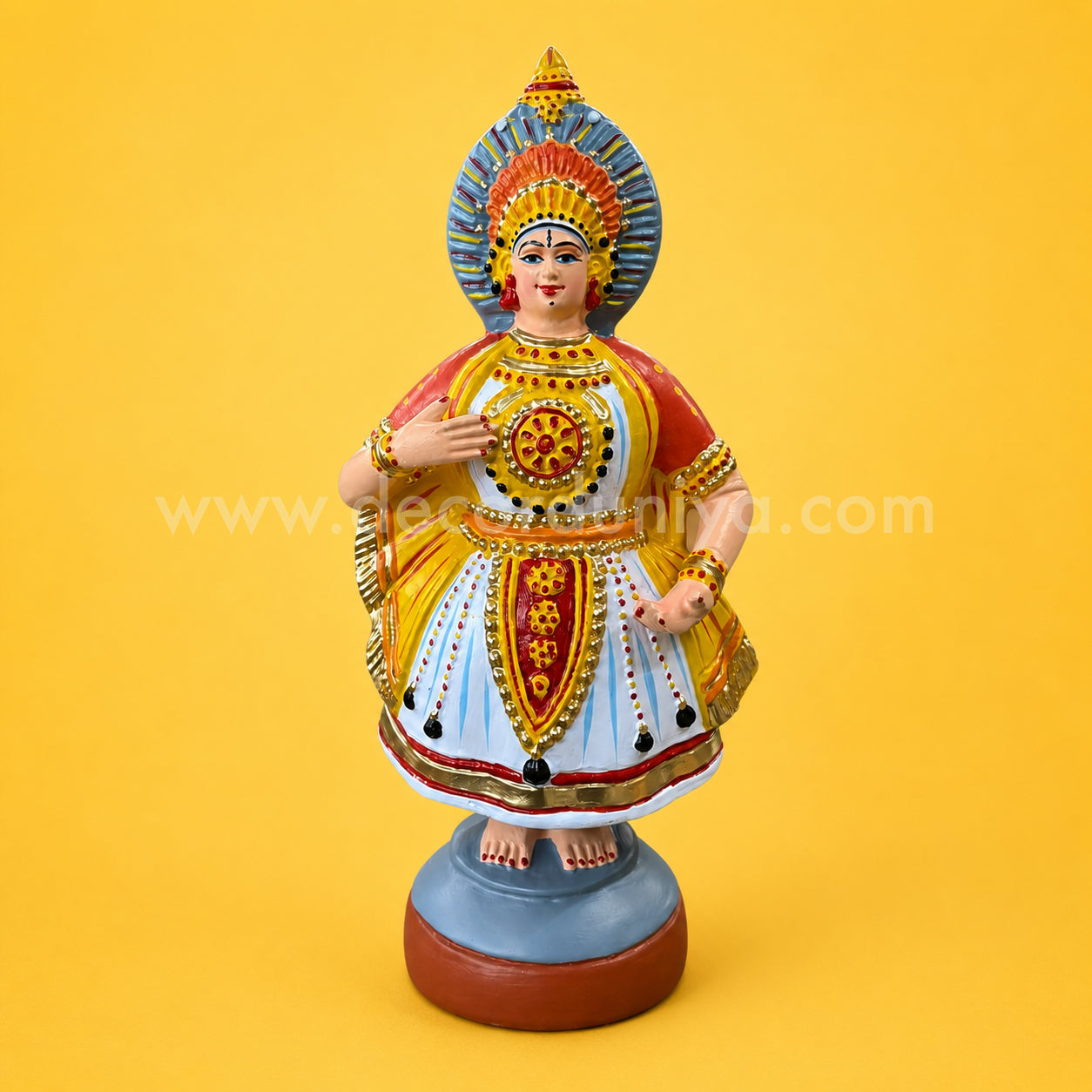 Kantara | Thanjavur Dancing Doll | Height - 13.5 inches - TD132-CC