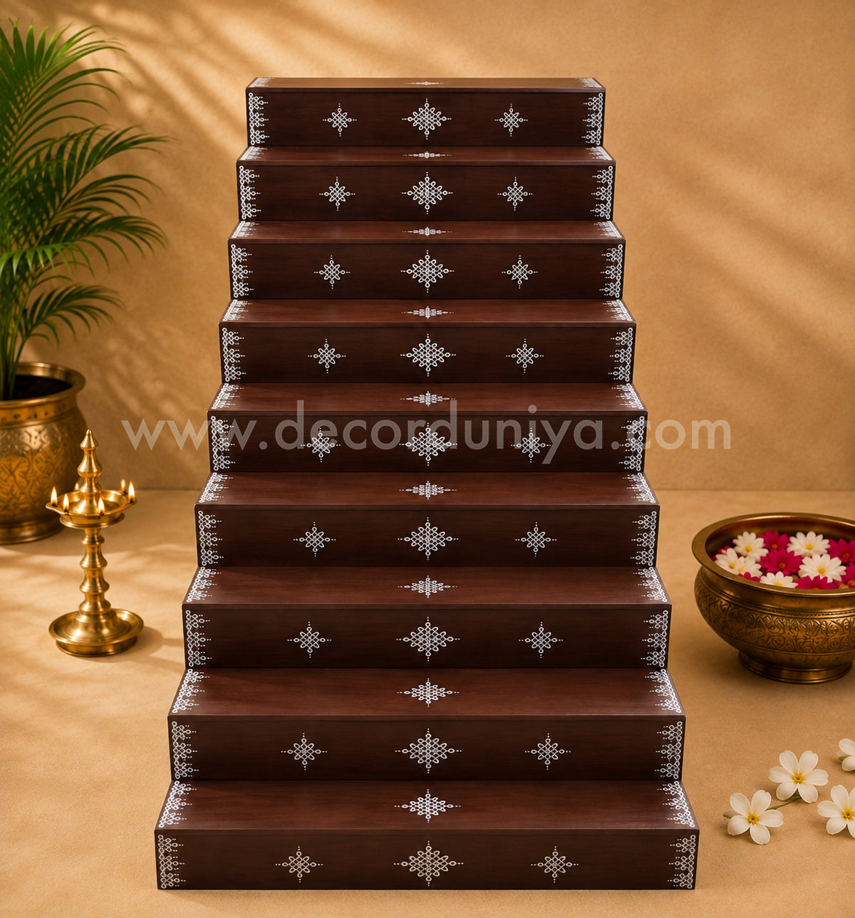 Dismantable 9 step Golu Padi | 36 inches Width - DGP28