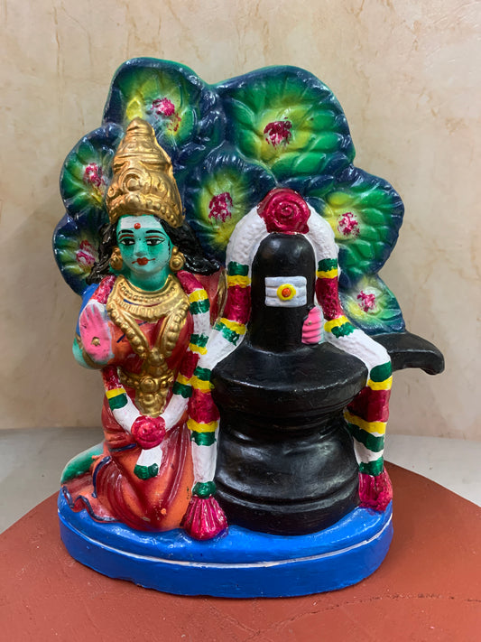 Kanchi Mavadi Amman | Ambal with Lingam - OND106