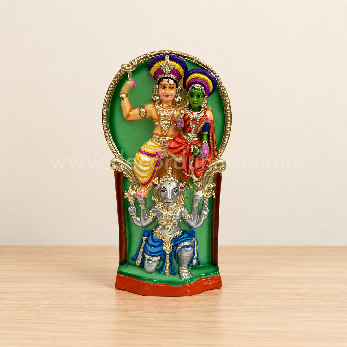 Athigara Nandi Clay Golu Doll | Traditional Navaratri Golu Bommai & Pooja Décor – TKS04