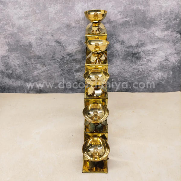 Brass Diya Stand - 5SD