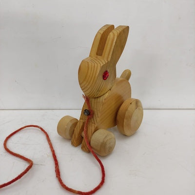 Wooden Toy - Rabbit - Size - Width - 5.5 inches x Height - 6.5 inches