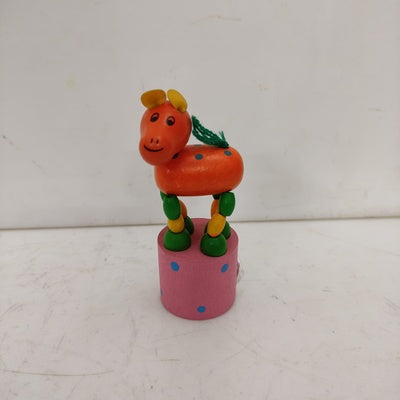 Wooden Toy - Puch Type - Size - Width - 1.5 inches x Height - 5 inches