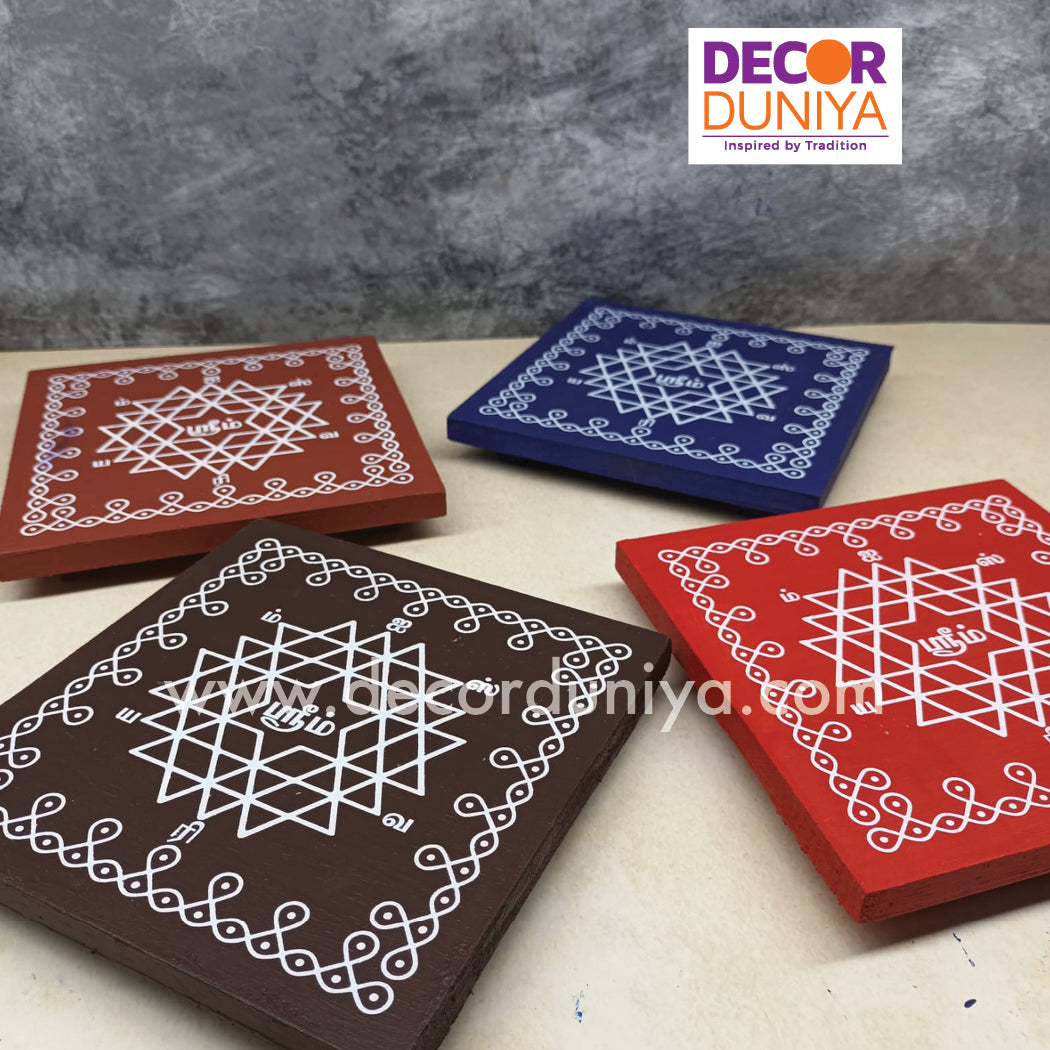 Wooden Kolam Manai - AK05