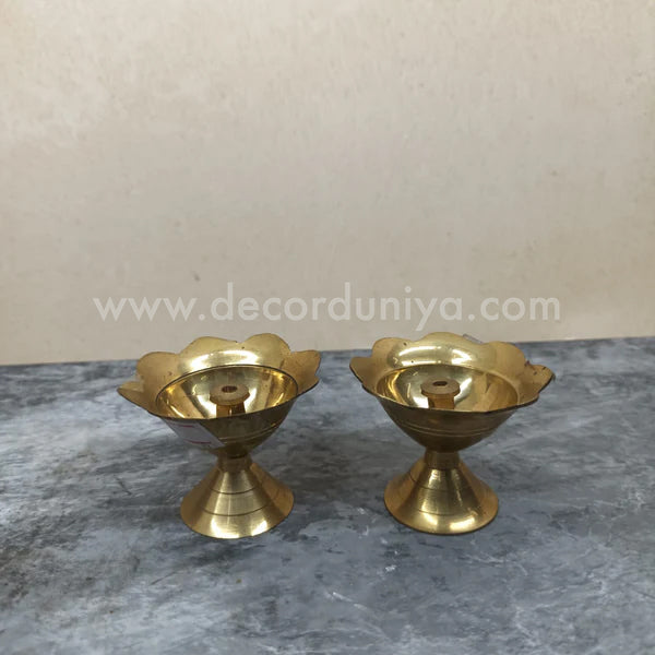 Brass Vilakku - Set of 2 Pcs - B4