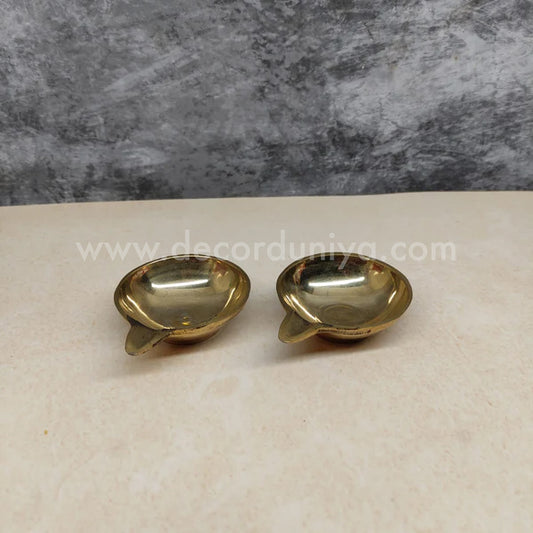 Brass Agal Vilakku (Set of 2 Pcs) - Lamp - BL01