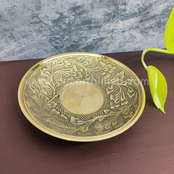 Brass Cup and Saucer - BR18-C