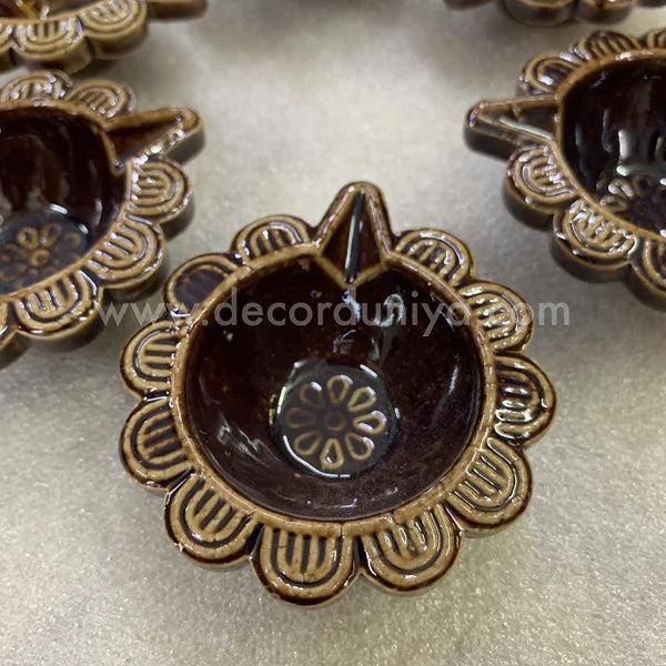 Ceramic Agal Vilakku - Diya - CA10