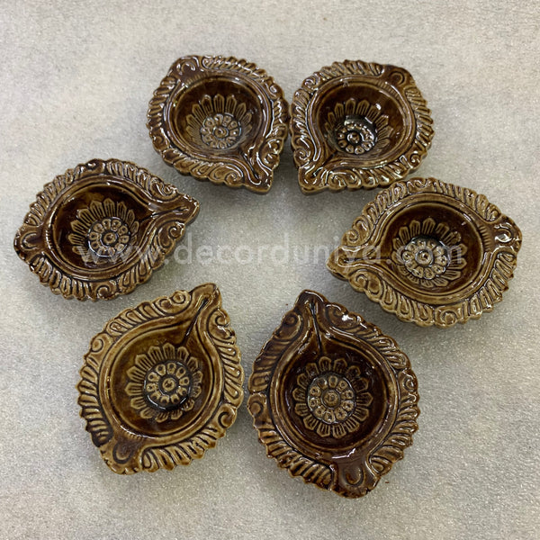 Ceramic Agal Vilakku - Diya - CA11
