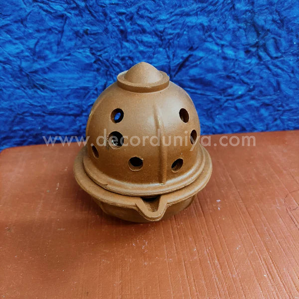 Clay Anaya vilakku - Agal Vilakku with Lid - Diya - CAL1