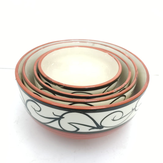 Ceramic Bowl, Set of 4 Pieces - CBS0002
