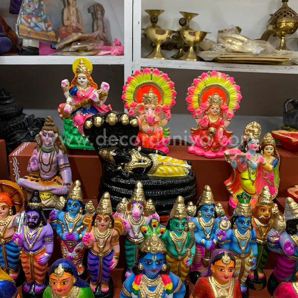 5 Step Clay Idols Golu - Entire Set - CG4
