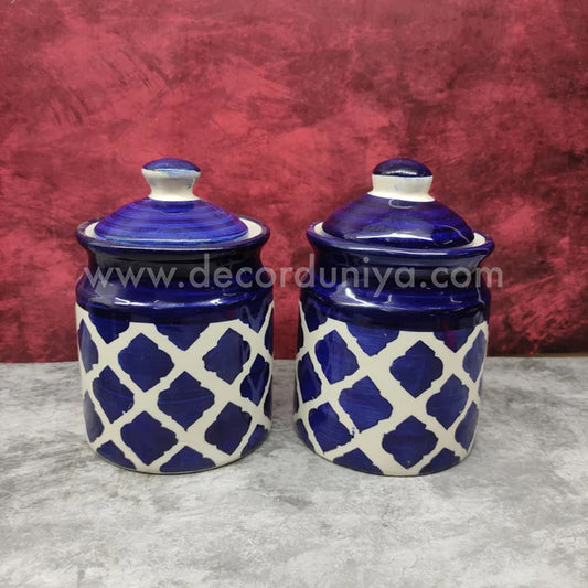 Ceramic Jar - Set of 2 Pcs- CJ2