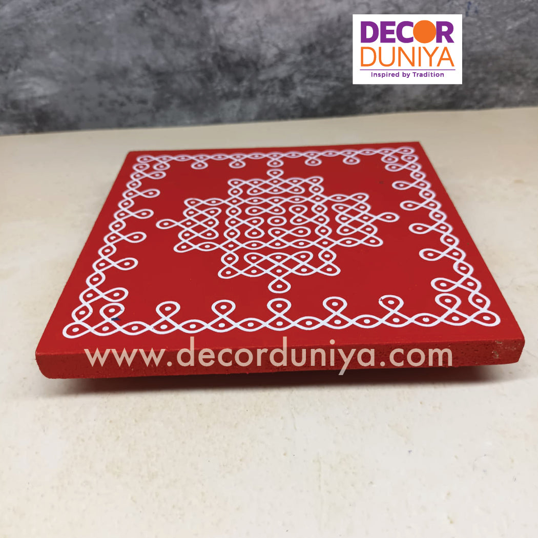 Wooden Kolam Manai - KK6R-C