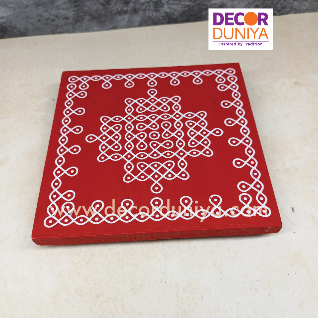 Wooden Kolam Manai - KK6R-C
