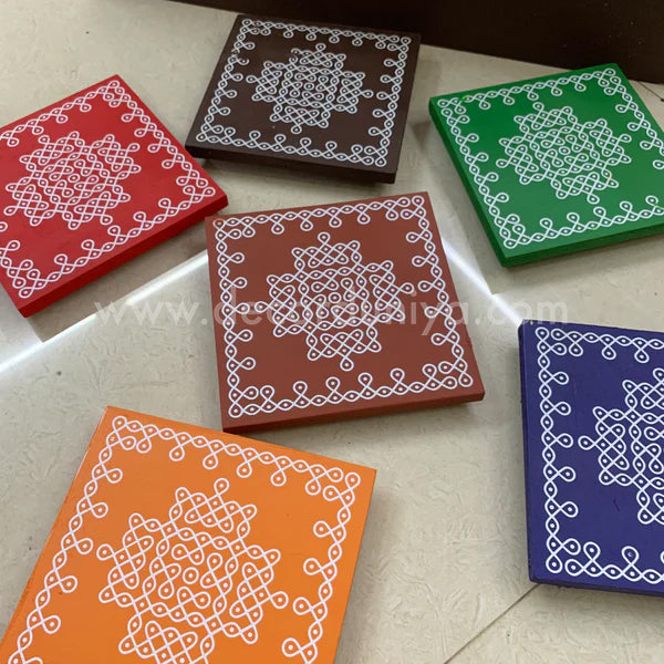 Wooden Kolam Manai - CK61