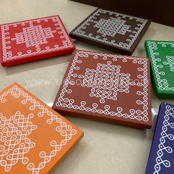 Wooden Kolam Manai - CK61