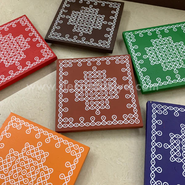 Wooden Kolam Manai - CK61