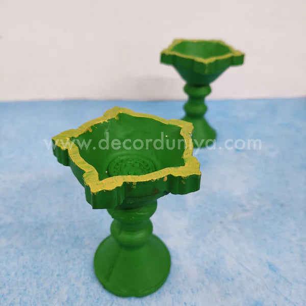 Clay Kuthu Vilakku - Pair of 2 Nos - CKV3