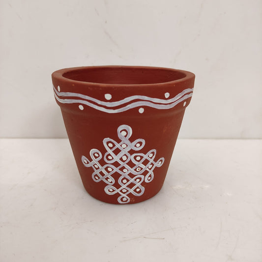 Handpainted Clay Pots - Table Decors - CP20