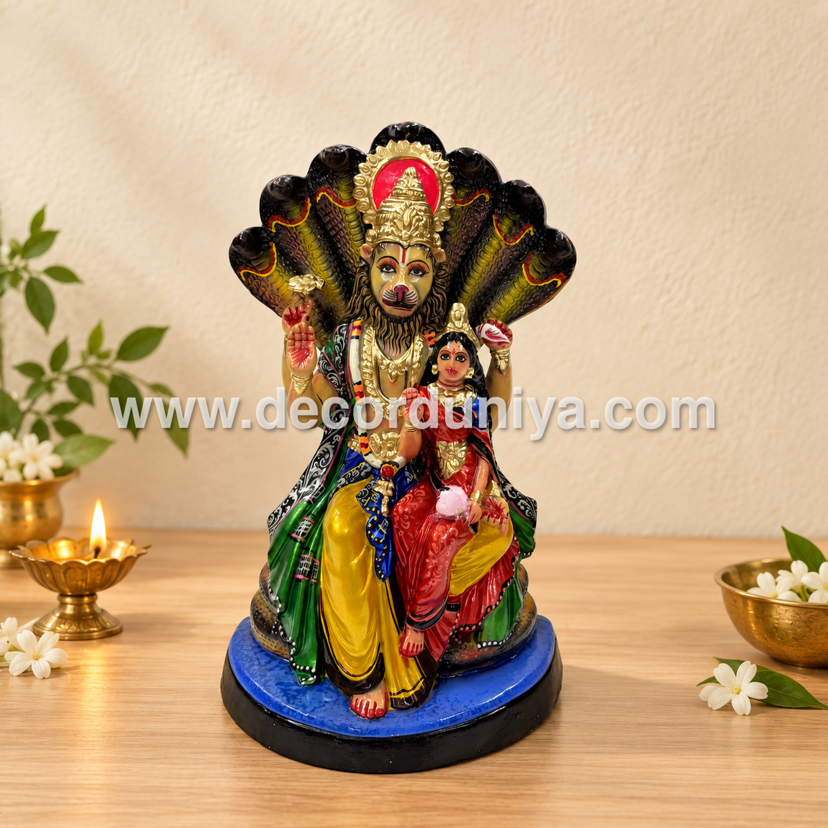 Lakshmi Narasimhar| Decor Duniya Golu Doll | Navaratri Golu Dolls - SAP403