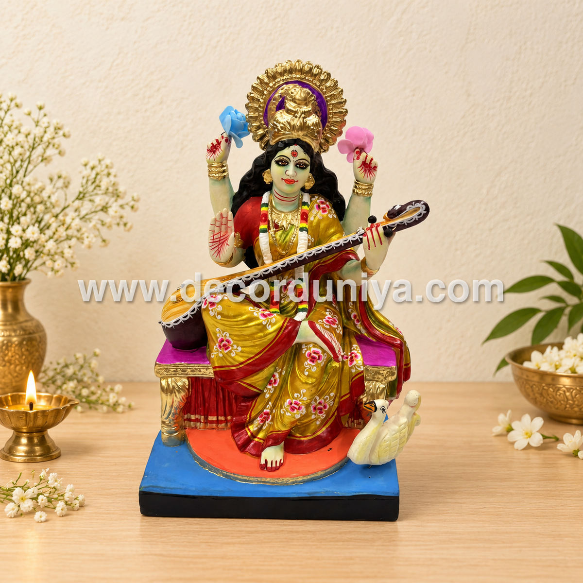 Saraswathi | Decor Duniya Golu Doll | Navaratri Golu Dolls - SAP408