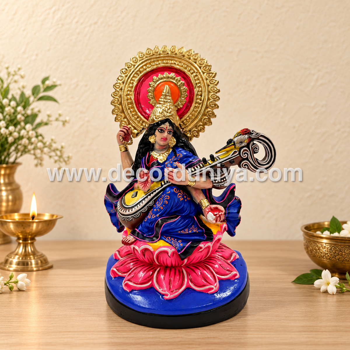 Saraswathi | Decor Duniya Golu Doll | Navaratri Golu Dolls - SAP406