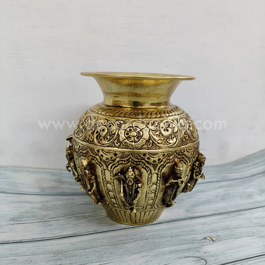 Brass Dasawatharam| Dasawatharam Kodam | Dasawatharam Lota - DL1