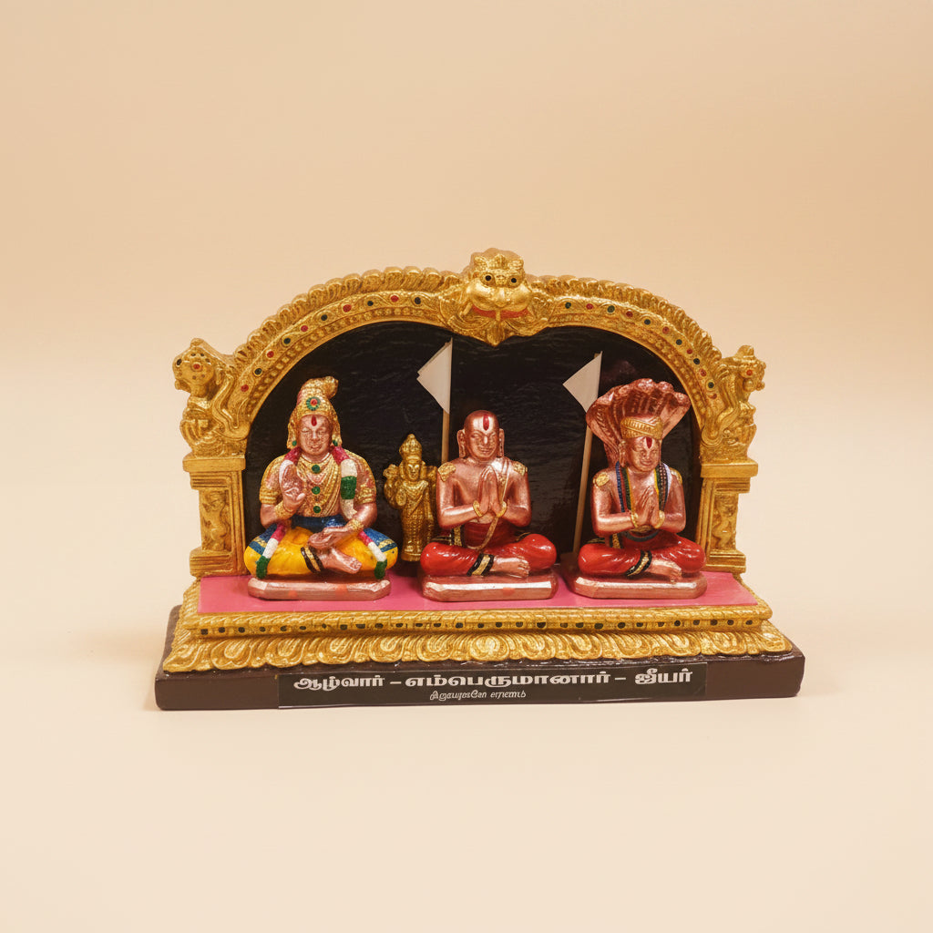 Ramanujar Nammalwar Manavalamaamunigal | Fibre Golu Bommai | Decor Duniya Golu Dolls | Navaratri Golu Bommai - DN104