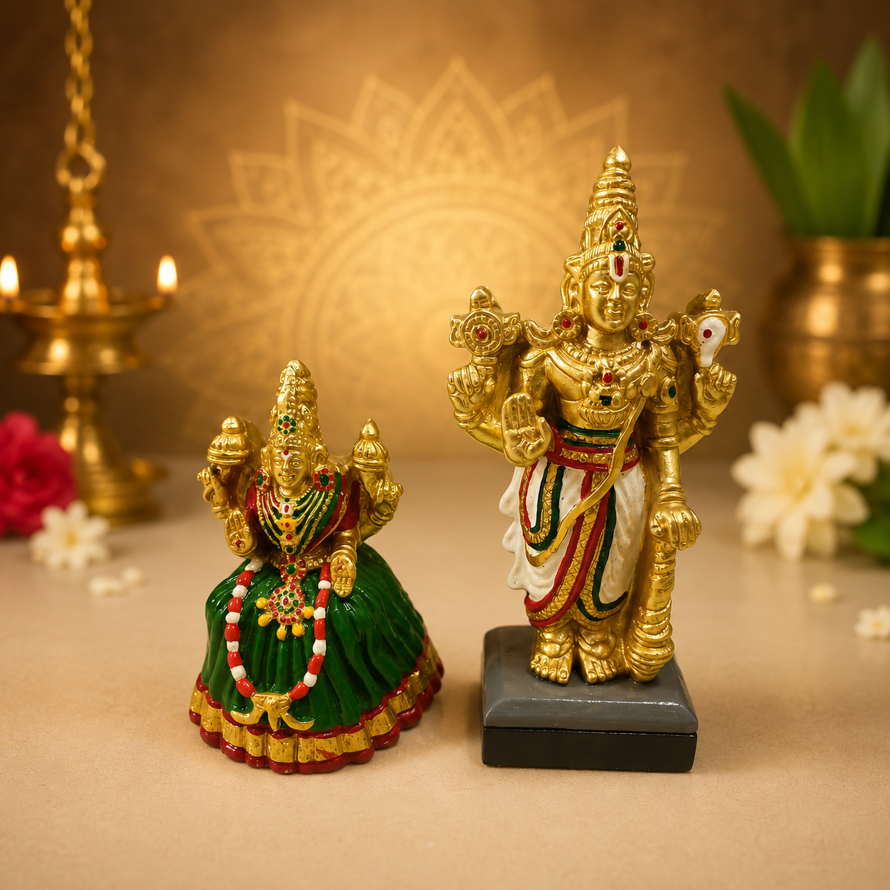 Varadharaja Perumal | Fibre Golu Bommai | Decor Duniya Golu Dolls | Navaratri Golu Bommai - DN81