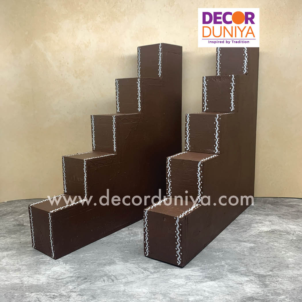 5 Step Diya Stand - Vilakku Padi - DS04