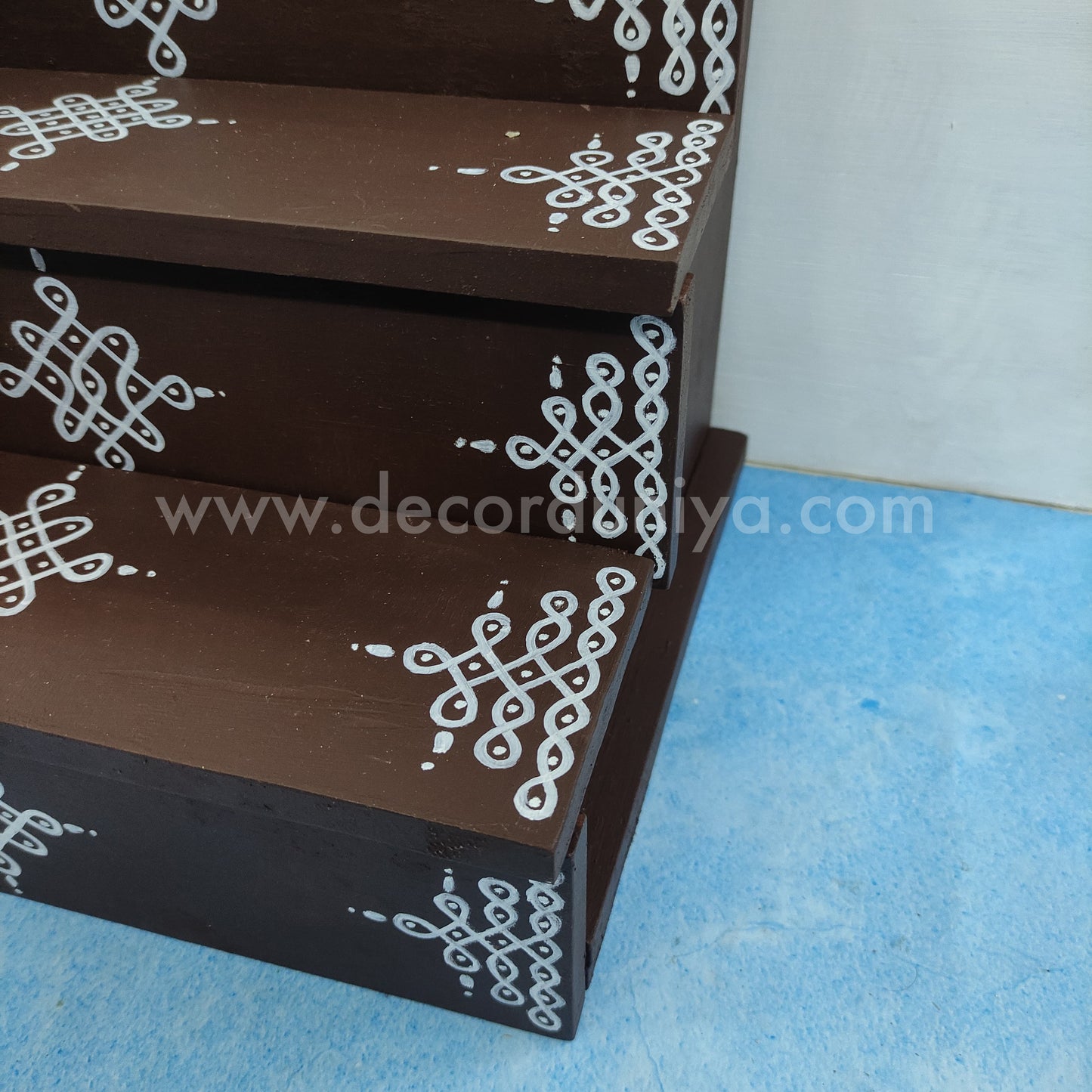 Dismantable 3 step Golu Padi | 12 inches Width - DGP1