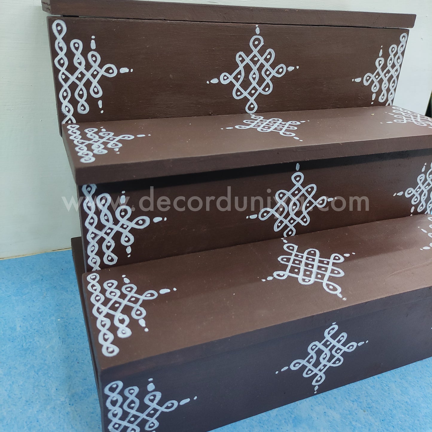 Dismantable 3 step Golu Padi | 12 inches Width - DGP1
