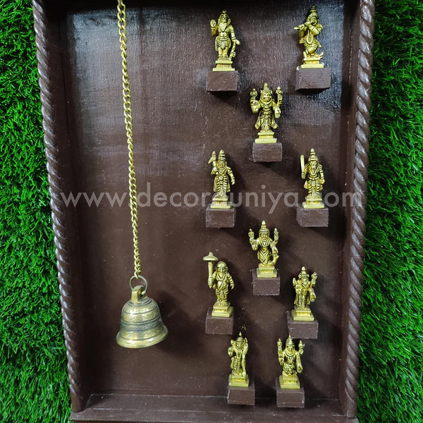 Wooden Dasawatharam Wall Decor-DS7