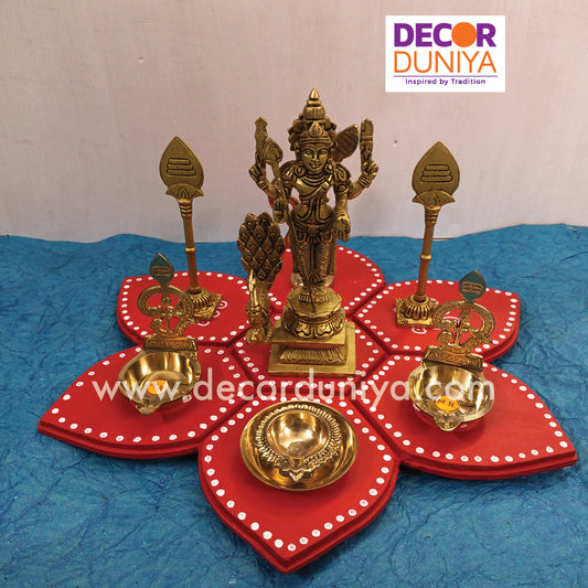 Om Saravana Bhava Manai - with Brass Murugar set - OSBF6