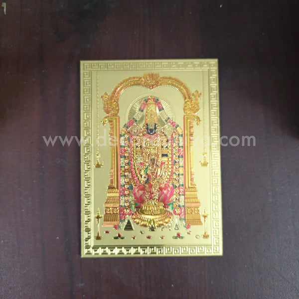 Fridge Magnet - Mettalic Gold Finish - Perumal - FM18