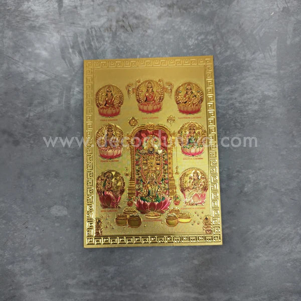 Fridge Magnet - Mettalic Gold Finish - Ashta Perumal - FM21
