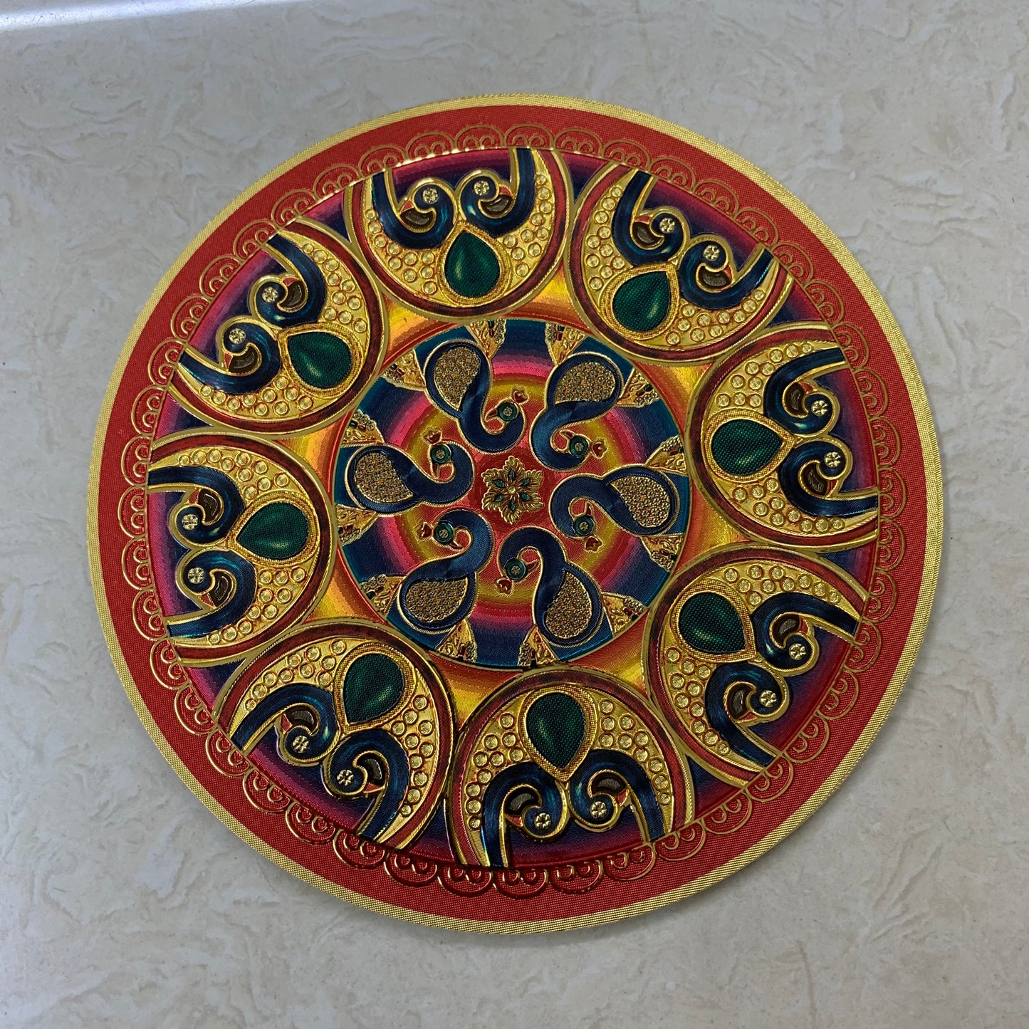 Rangoli Kolam Sticker- RS1