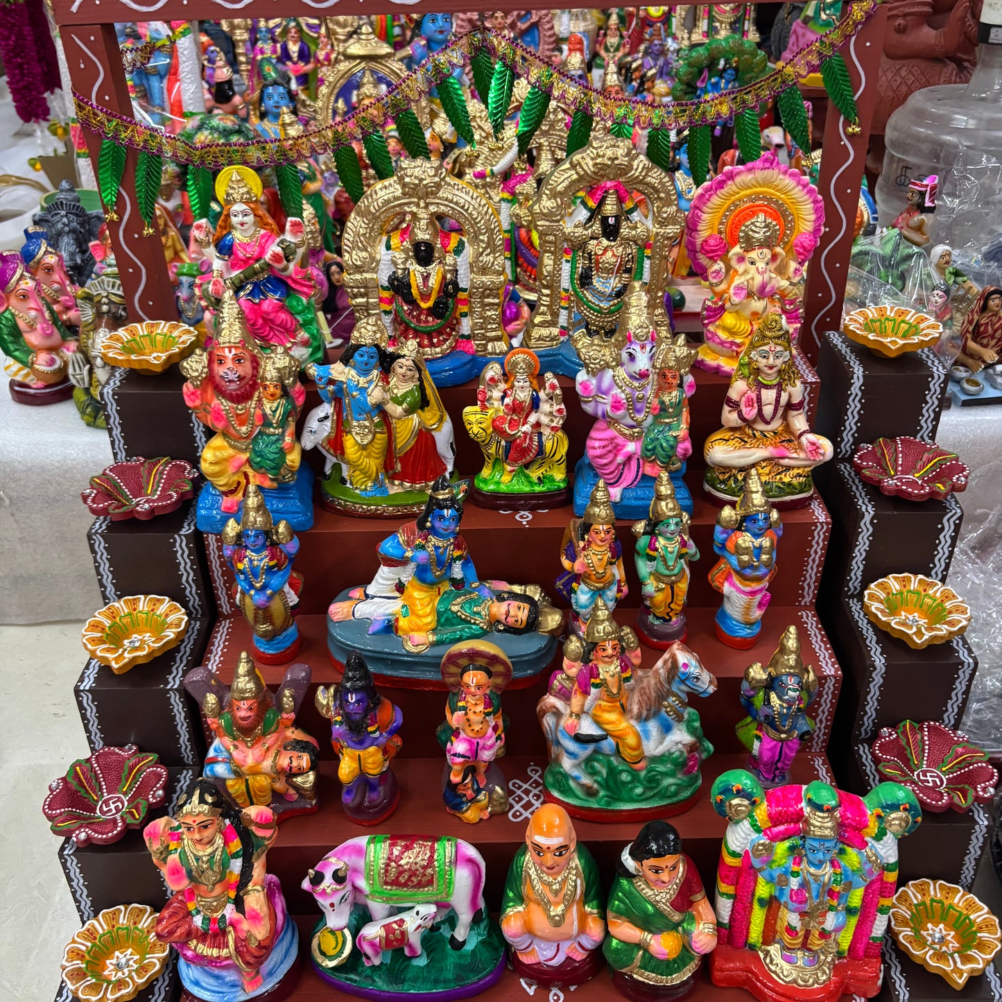 5 Step Clay Dolls Golu - Entire Set - CG109