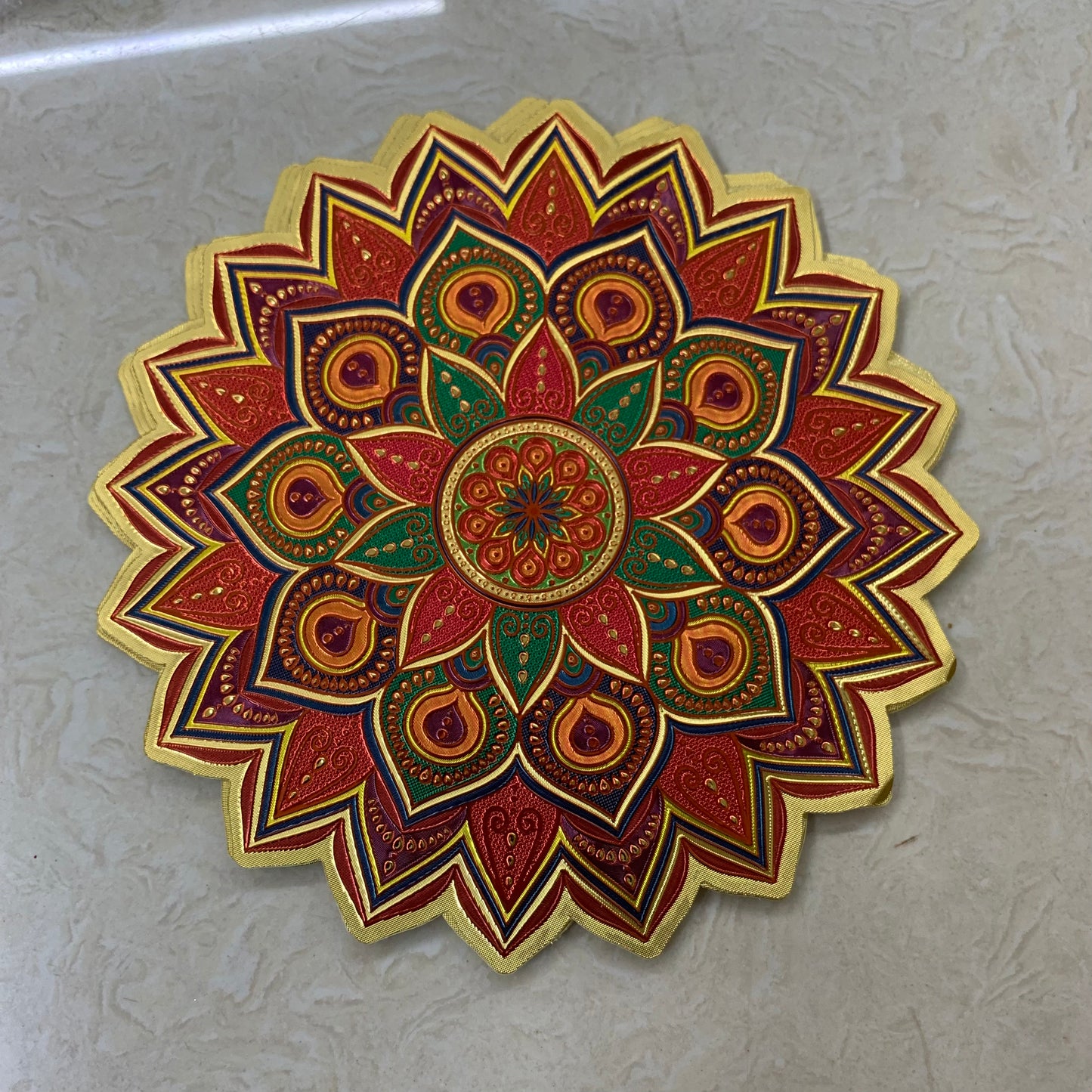 Rangoli Kolam Sticker- RS1