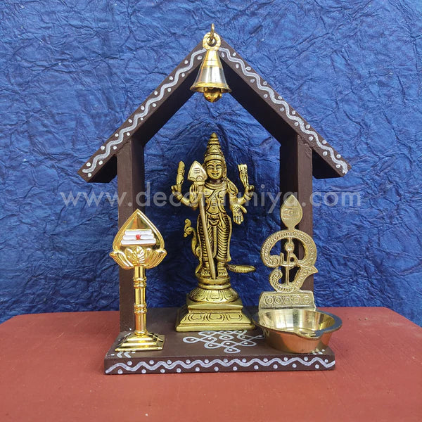 House Shelf | Vilakku madam with Murugar Set - HS10