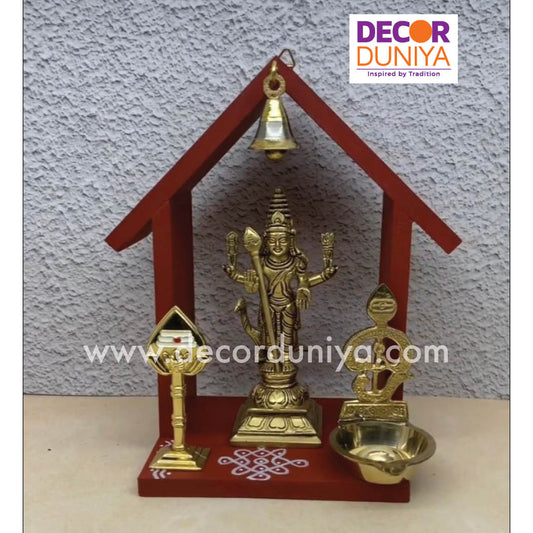 House Shelf | Vilakku madam with Murugar Set - HS11