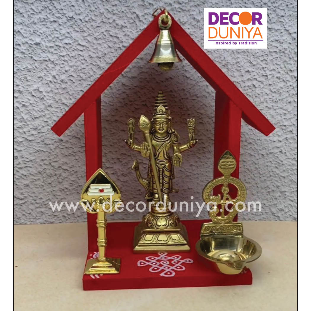 House Shelf | Vilakku madam with Murugar Set - HS9