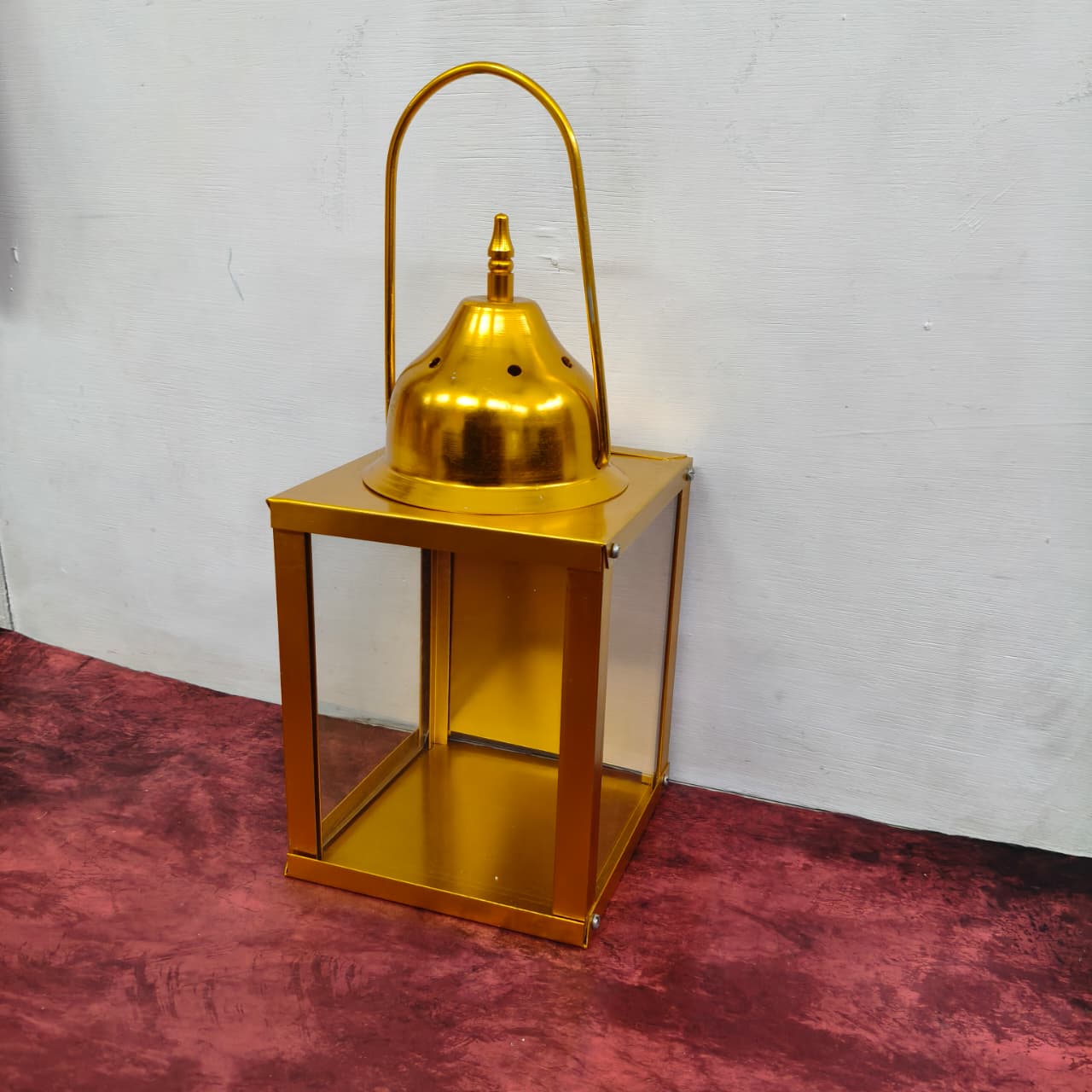 Glass Diya Holder /Lamp cover - GL2-PR